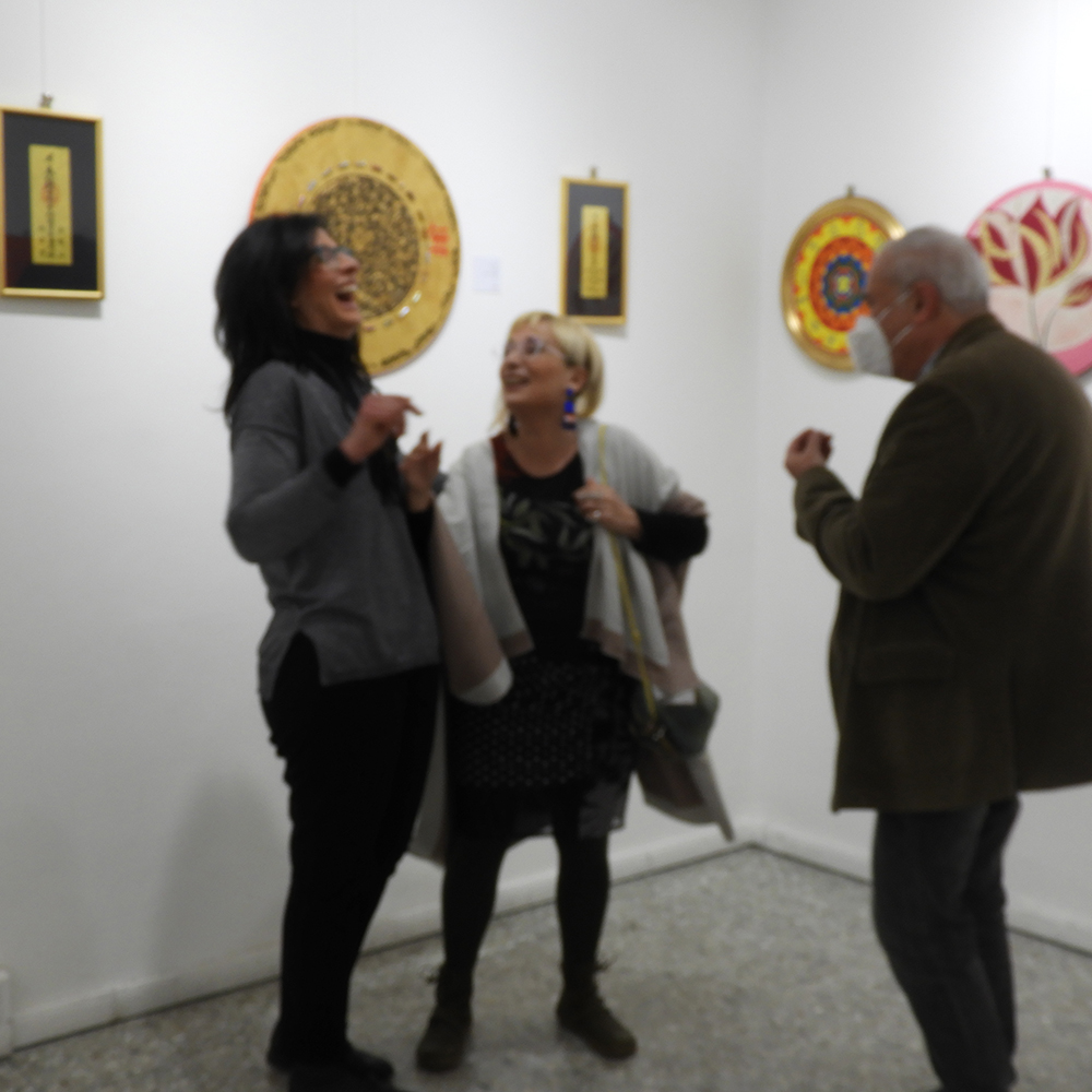 Inaugurazione della mostra Il cerchio magico Galleria Medina 2022