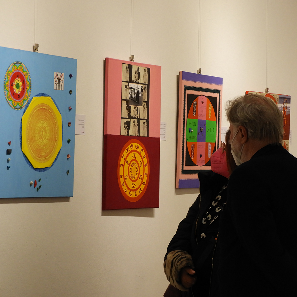 Inaugurazione della mostra Il cerchio magico Galleria Medina 2022