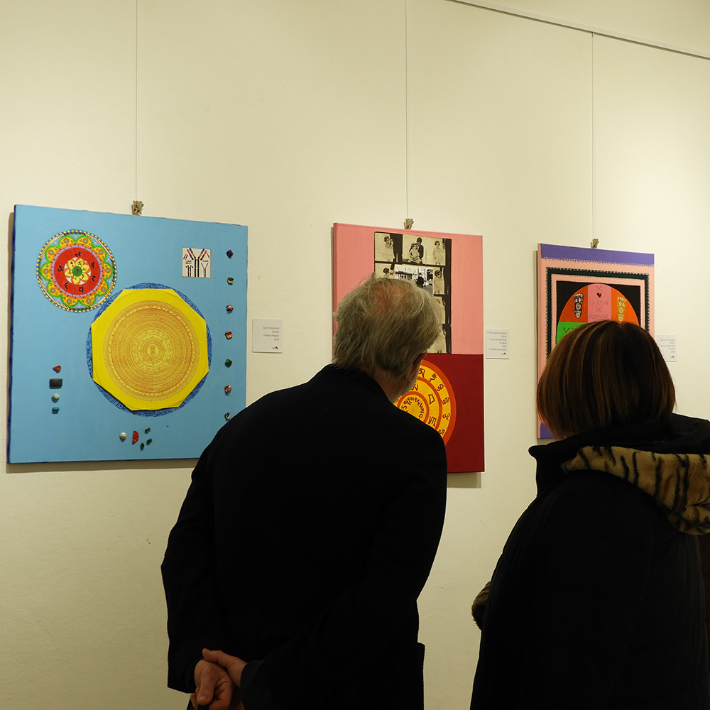 Inaugurazione della mostra Il cerchio magico Galleria Medina 2022