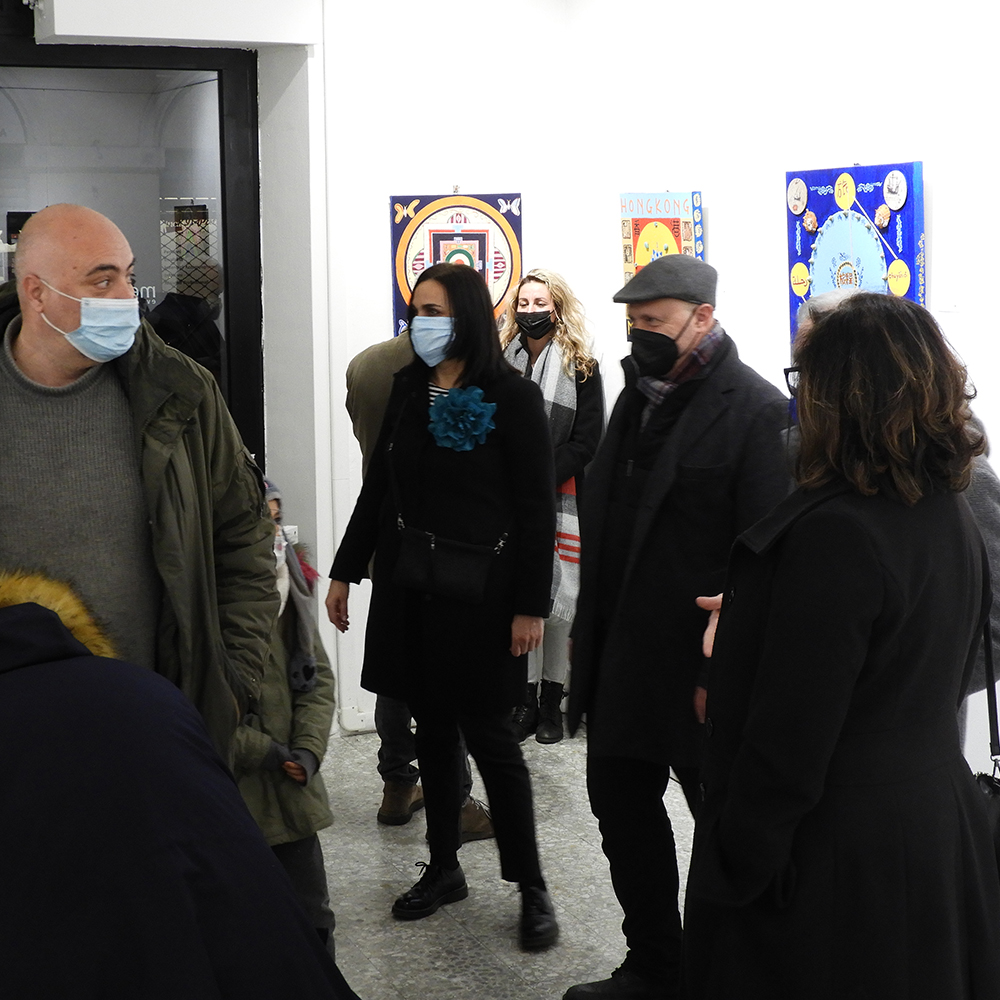 Inaugurazione della mostra Il cerchio magico Galleria Medina 2022