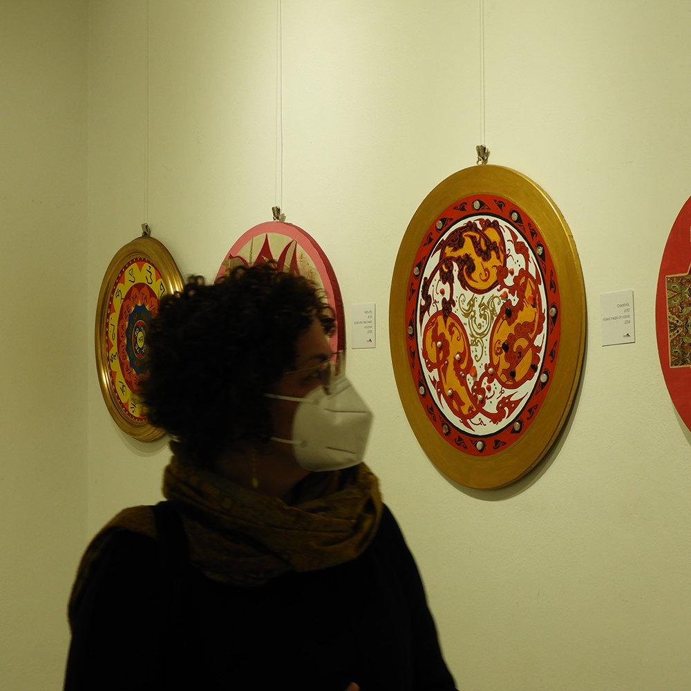 Inaugurazione della mostra Il cerchio magico Galleria Medina 2022