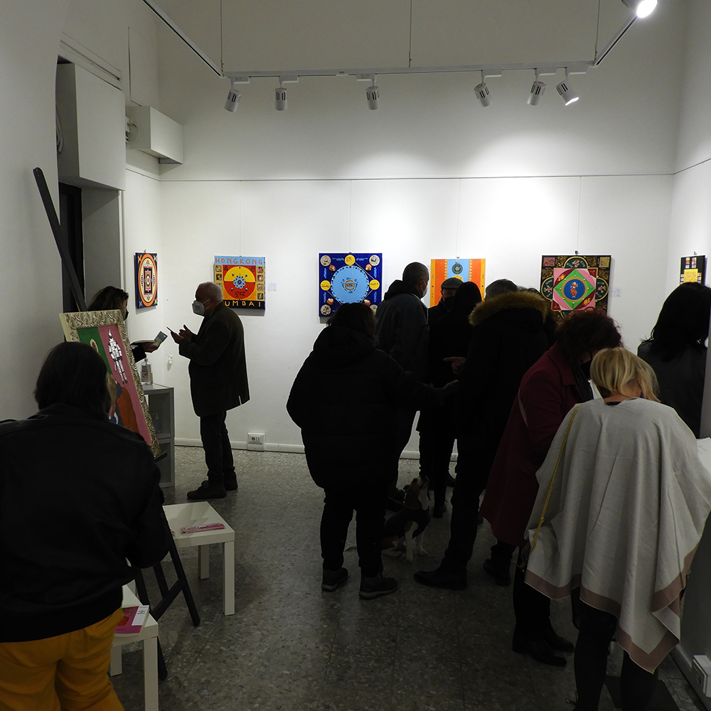 Inaugurazione della mostra Il cerchio magico Galleria Medina 2022