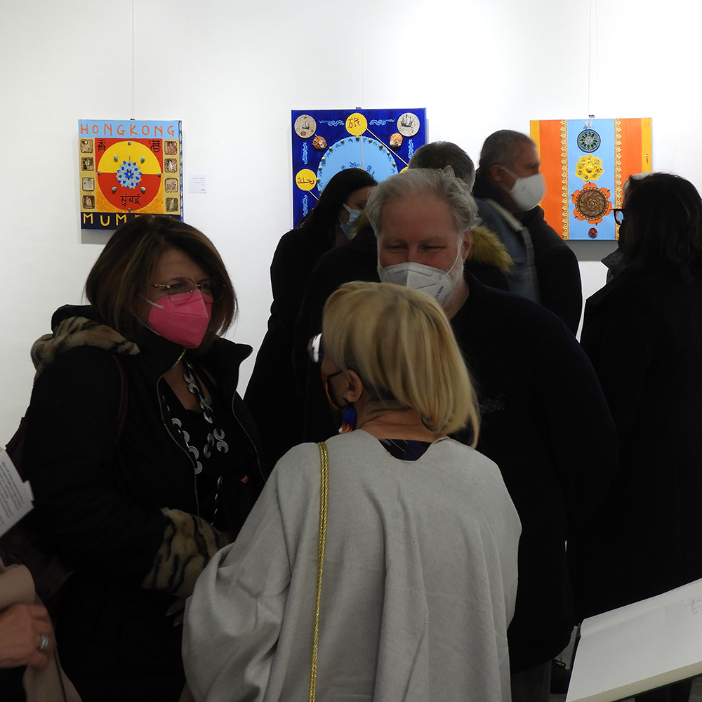 Inaugurazione della mostra Il cerchio magico Galleria Medina 2022