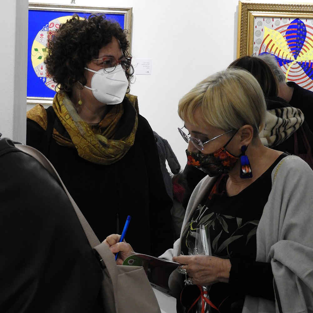 Inaugurazione della mostra Il cerchio magico Galleria Medina 2022