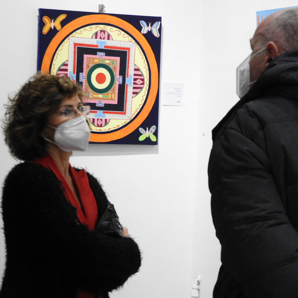 Inaugurazione della mostra Il cerchio magico Galleria Medina 2022