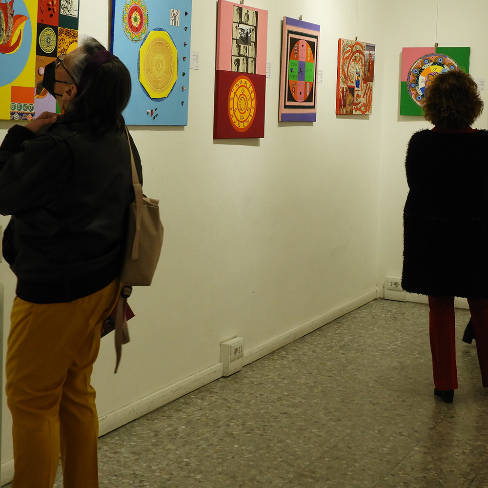 Inaugurazione della mostra Il cerchio magico Galleria Medina 2022