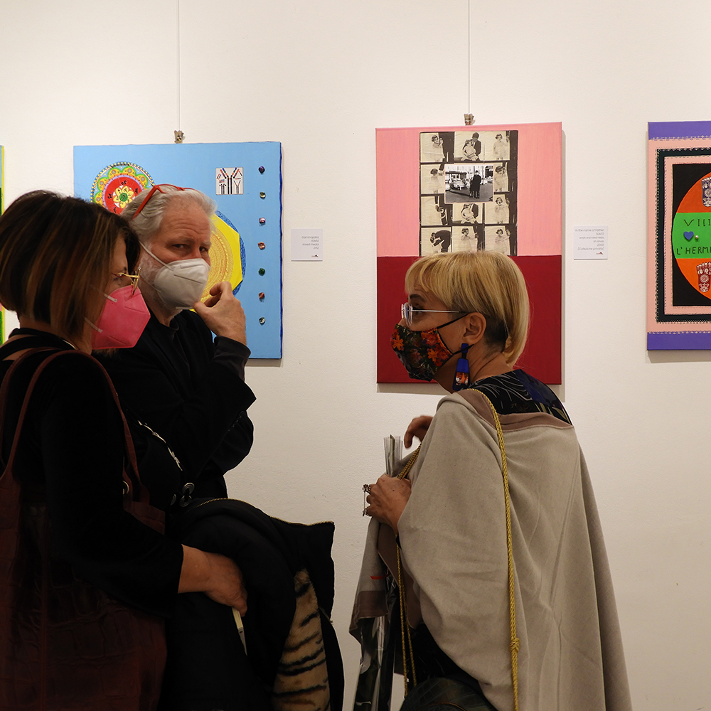 Inaugurazione della mostra Il cerchio magico Galleria Medina 2022