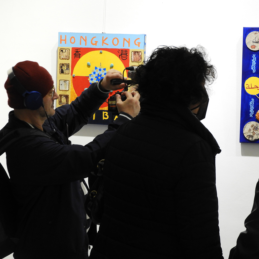 Inaugurazione della mostra Il cerchio magico Galleria Medina 2022