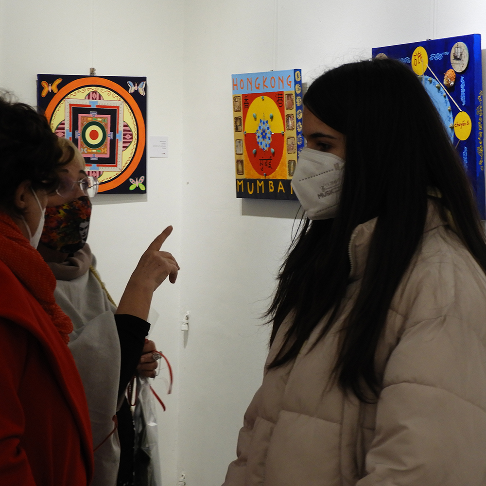 Inaugurazione della mostra Il cerchio magico Galleria Medina 2022