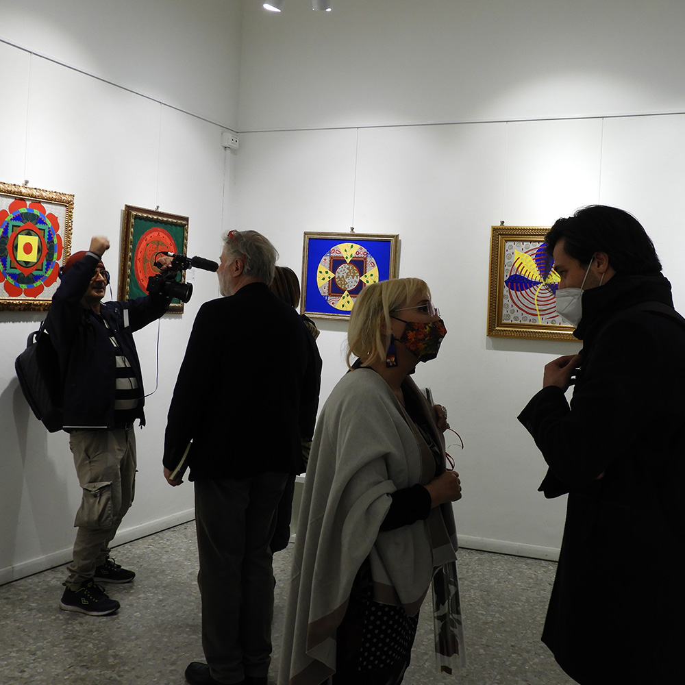 Inaugurazione della mostra Il cerchio magico Galleria Medina 2022