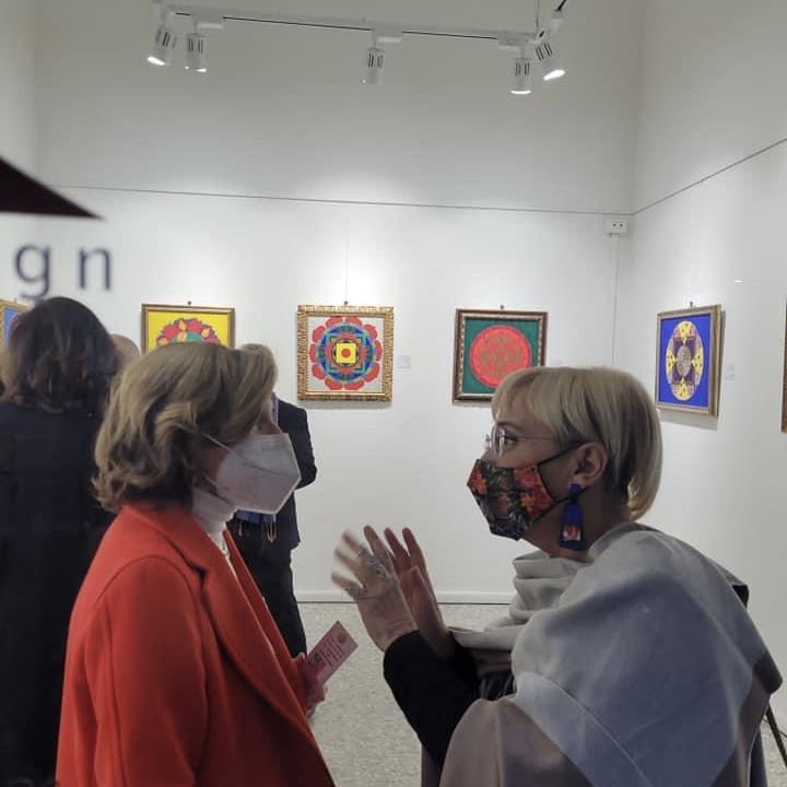 Inaugurazione della mostra Il Cerchio Magico alla Galleria Medina 18 marzo 2022
