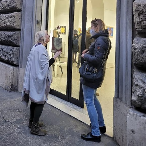 Inaugurazione della mostra Il Cerchio Magico alla Galleria Medina 18 marzo 2022