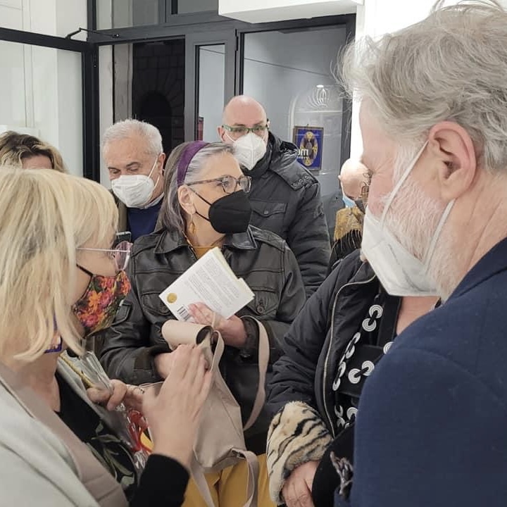Inaugurazione della mostra Il Cerchio Magico alla Galleria Medina 18 marzo 2022