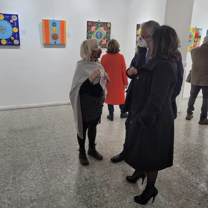 Inaugurazione della mostra Il Cerchio Magico alla Galleria Medina 18 marzo 2022