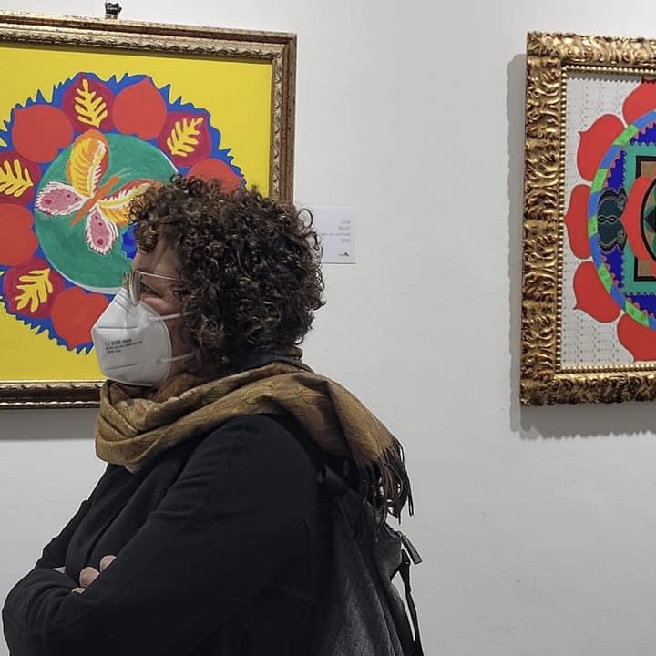 Inaugurazione della mostra Il Cerchio Magico alla Galleria Medina 18 marzo 2022