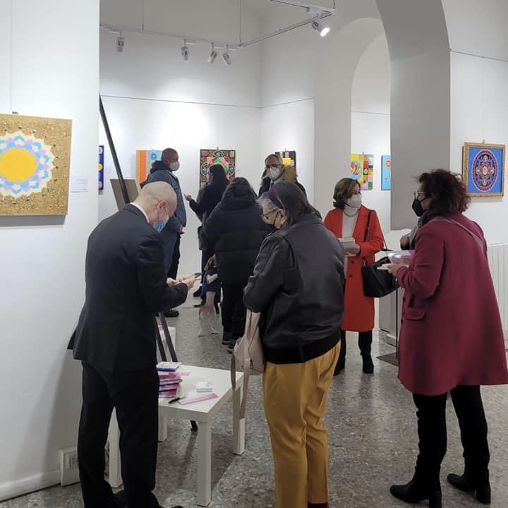 Inaugurazione della mostra Il Cerchio Magico alla Galleria Medina 18 marzo 2022