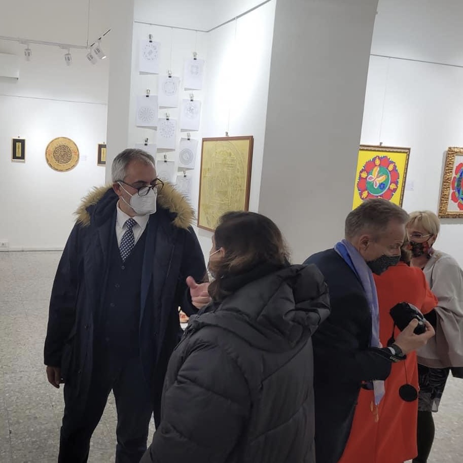 Inaugurazione della mostra Il Cerchio Magico alla Galleria Medina 18 marzo 2022